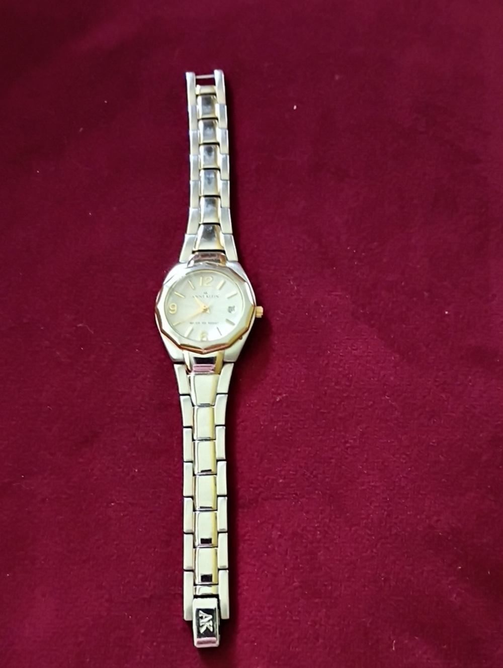 Anne Klein Two-Tone Ladies Wristwatch in Gold and Silver
